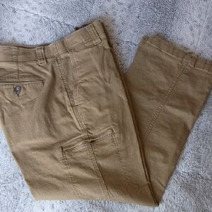 Lee Extreame Confort Men's Casual Cotton Work Pants 33x30 in Tan NWOT